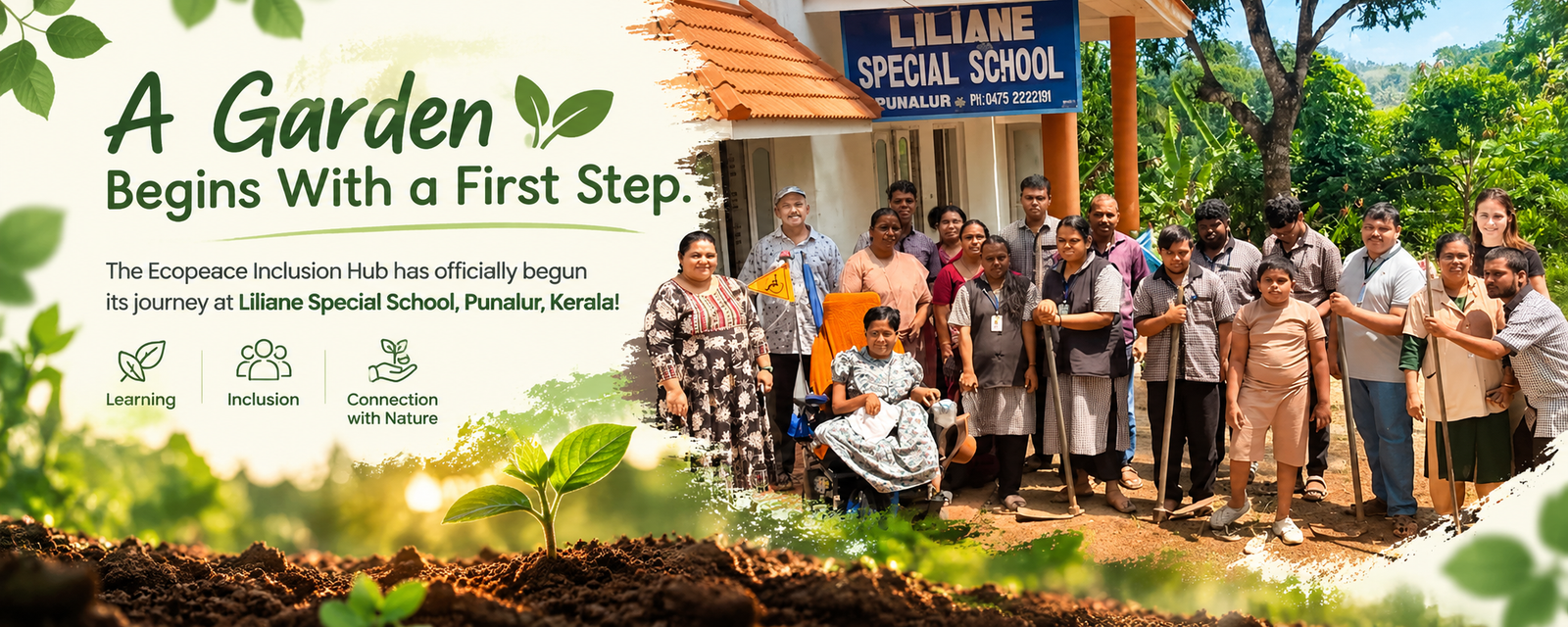 A Garden Begins With a First Step - Ecopeace Inclusion Hub at Liliane Special School