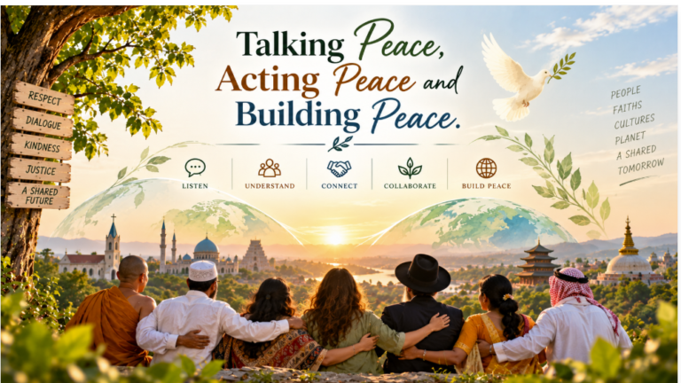 Talking Peace, Acting Peace and Building Peace.